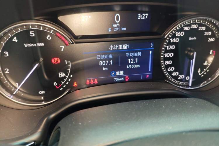 Used Cadillac CT5 2022 28T Luxury Version (Standard Edition) Odometer Close Up