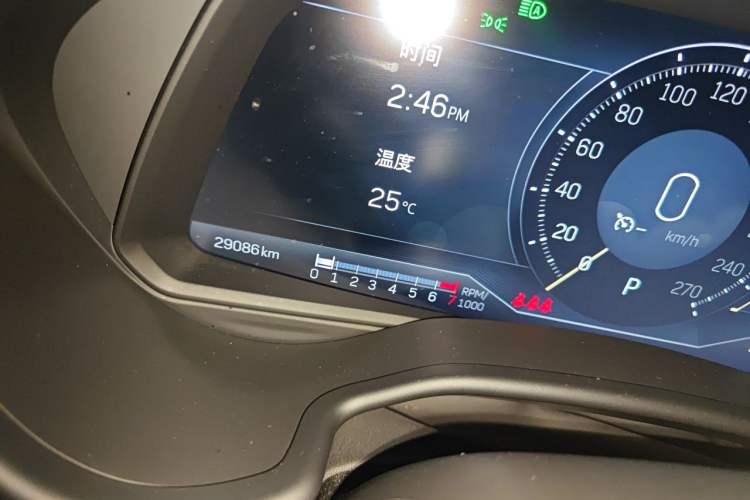 Used Cadillac CT5 2022 28T Prestige Edition Odometer Close Up