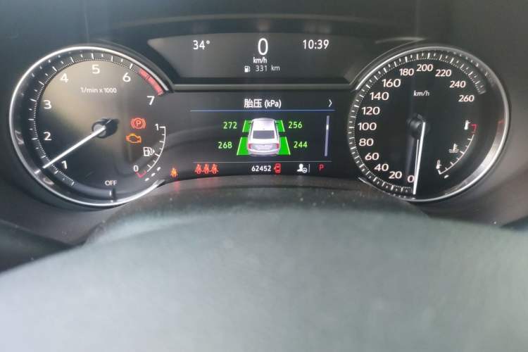 Used Cadillac CT5 2022 28T Luxury Version (Standard Edition) Odometer Close Up