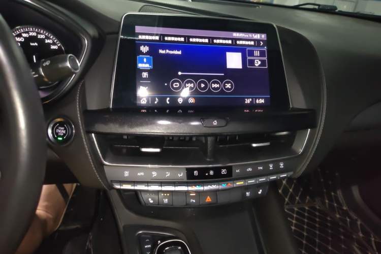 Used Cadillac CT5 2022 28T Platinum Edition Audio And AC Panel