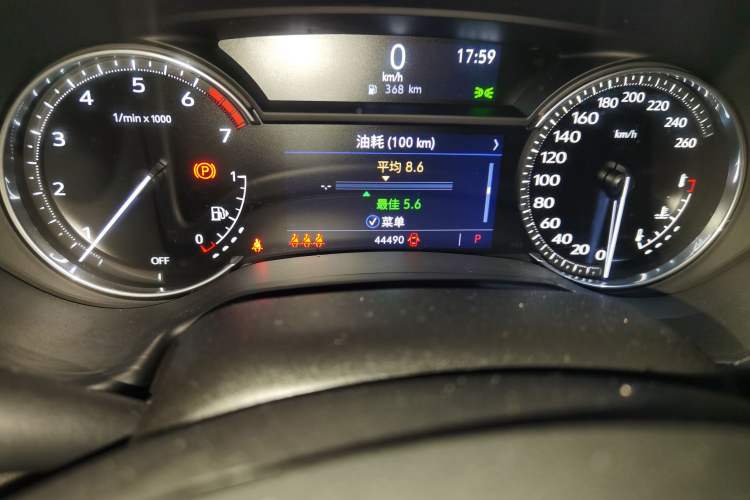 Used Cadillac CT5 2022 28T Luxury Version (Standard Edition) Odometer Close Up