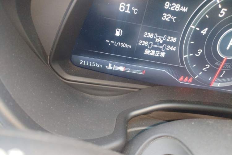 Used Cadillac CT5 2022 28T Prestige Edition Odometer Close Up