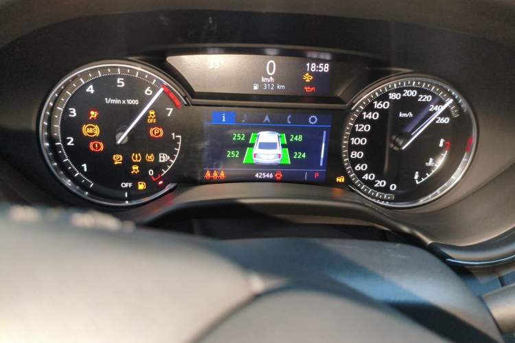 Used Cadillac CT5 2022 28T Luxury Version (Standard Edition) Odometer Close Up