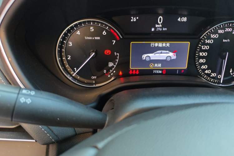 Used Cadillac CT5 2022 28T Luxury Version (Standard Edition) Odometer Close Up