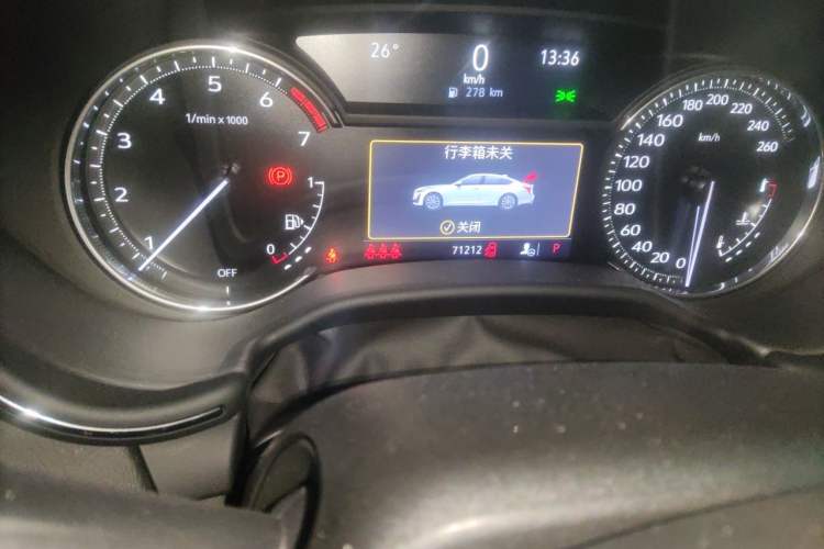 Used Cadillac CT5 2022 28T Luxury Version (Standard Edition) Odometer Close Up