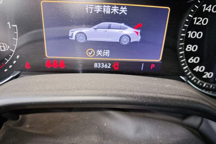 Used Cadillac CT5 2022 28T Luxury Edition Odometer Close Up