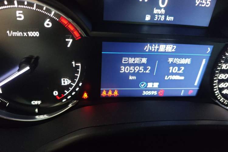 Used Cadillac CT5 2022 28T Fashion Edition Odometer Close Up