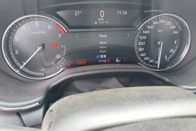 Used Cadillac CT5 2022 28T Luxury Version (Standard Edition) Odometer Close Up