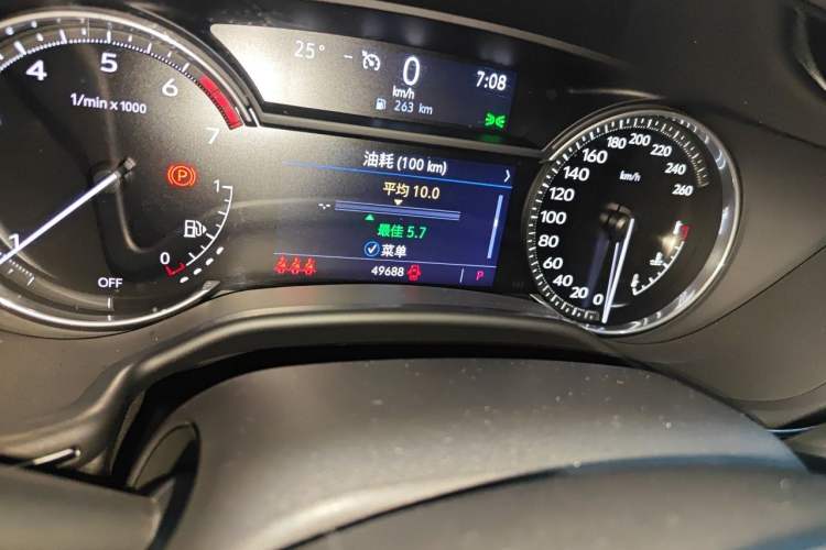 Used Cadillac CT5 2022 28T Luxury Version (Standard Edition) Odometer Close Up