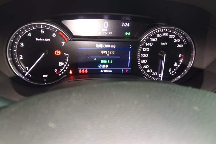 Used Cadillac CT5 2022 28T Luxury Version (Standard Edition) Odometer Close Up
