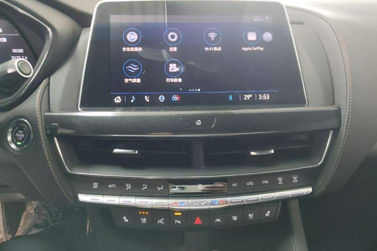 Used Cadillac CT5 2023 28T Platinum Edition Audio And AC Panel
