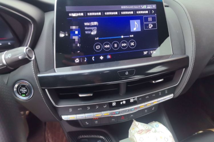 Used Cadillac CT5 2023 28T Luxury Edition (Standard Version) Audio And AC Panel