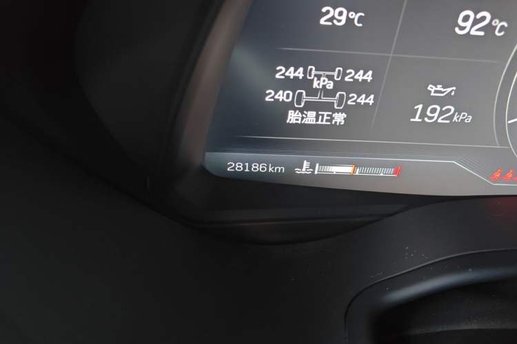 Used Cadillac CT5 2023 28T Prestige Model Odometer Close Up