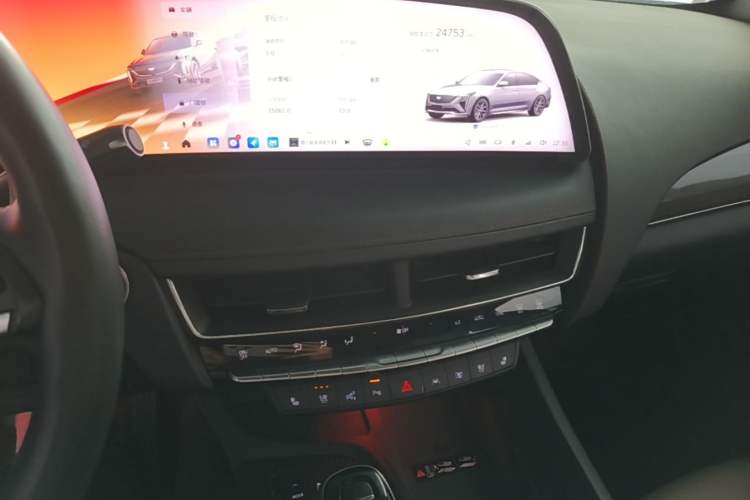 Used Cadillac CT5 2024 28T Platinum Edition Audio And AC Panel