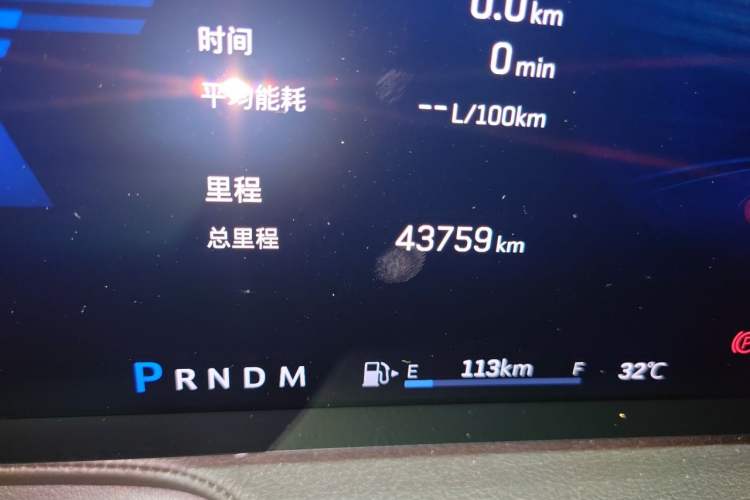 Used Cadillac CT5 2024 28T Prestige Edition Odometer Close Up