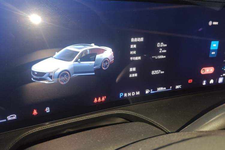 Used Cadillac CT5 2025 28T Urban Sport Edition Odometer Close Up