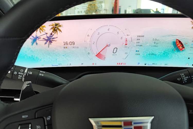 Used Cadillac CT5 2025 28T Track Performance Edition + Peak Track Optional Package Instrument Cluster