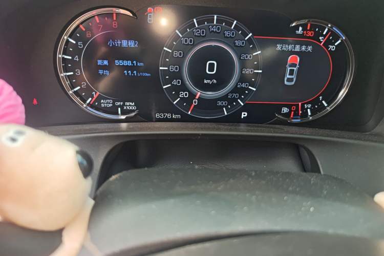 Used Cadillac CT6 2021 28T Luxury Version Odometer Close Up
