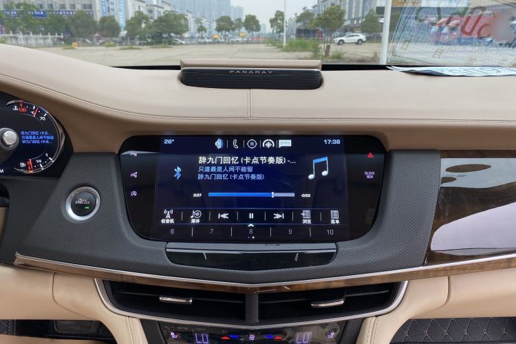 Used Cadillac CT6 2016 28T Platinum Edition Audio And AC Panel
