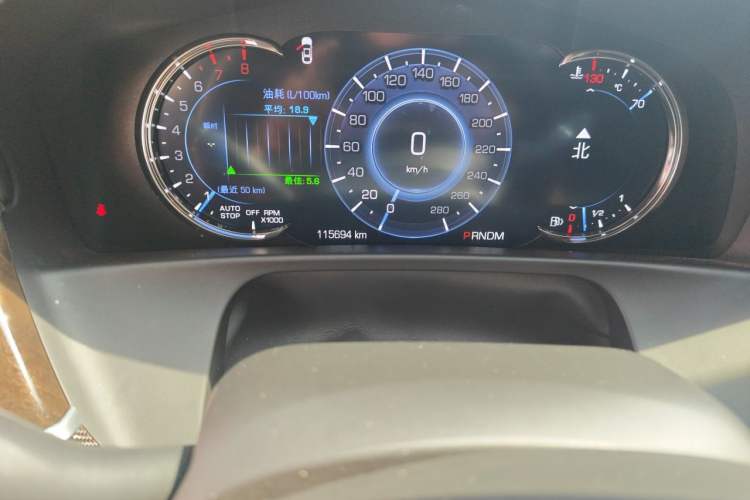 Used Cadillac CT6 2016 28T Luxury Model Odometer Close Up