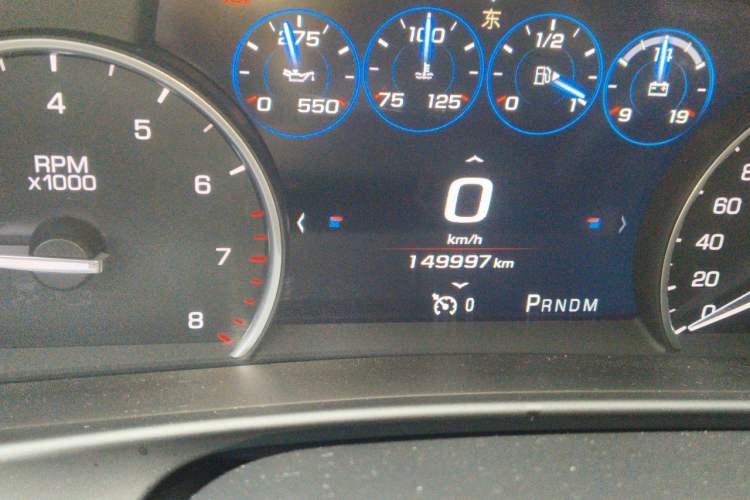 Used Cadillac CT6 2016 28T Elite Edition Odometer Close Up