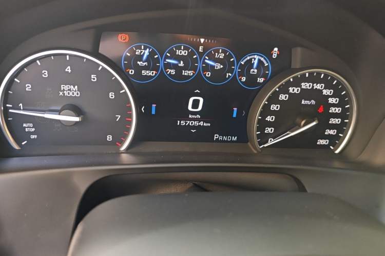 Used Cadillac CT6 2016 28T Elite Edition Odometer Close Up