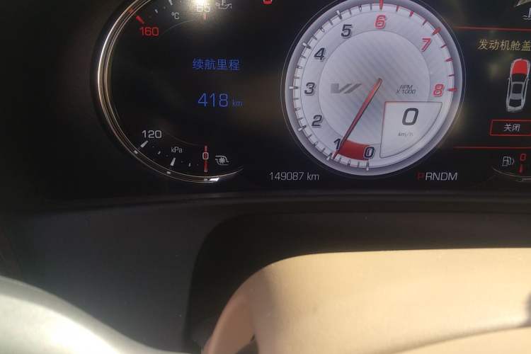 Used Cadillac CT6 2016 40T Platinum Edition Odometer Close Up