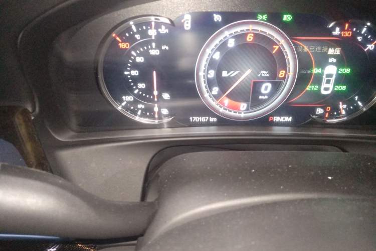 Used Cadillac CT6 2016 28T Luxury Model Odometer Close Up