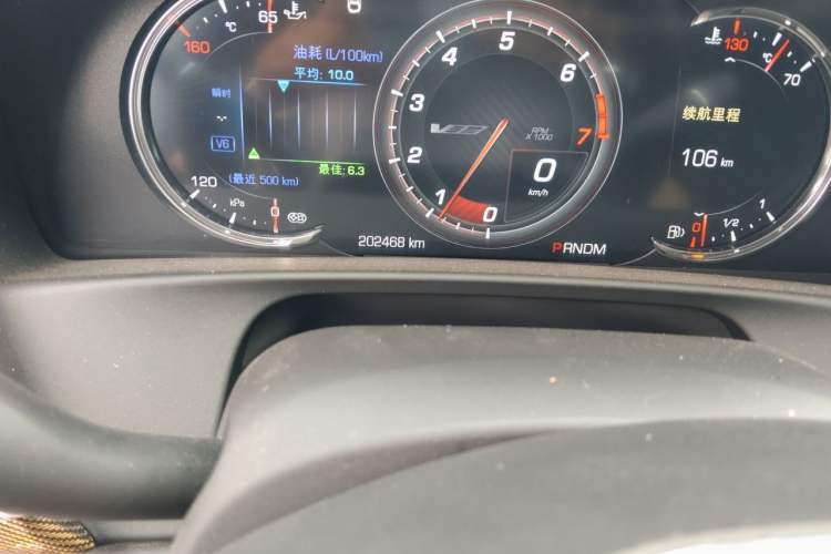 Used Cadillac CT6 2016 40T Luxury Model Odometer Close Up
