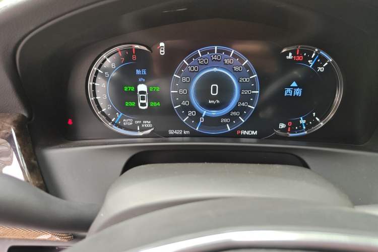 Used Cadillac CT6 2016 28T Luxury Model Odometer Close Up