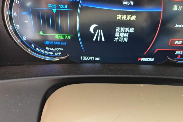 Used Cadillac CT6 2016 28T Platinum Edition Odometer Close Up