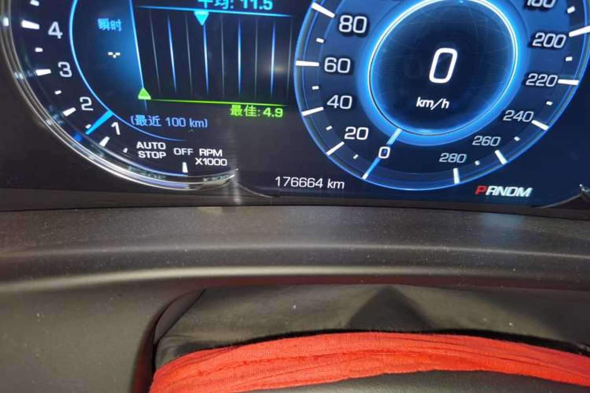 Used Cadillac CT6 2016 28T Luxury Model Odometer Close Up