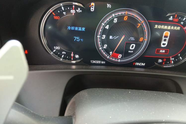 Used Cadillac CT6 2016 40T Luxury Model Odometer Close Up