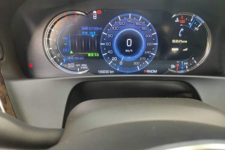Used Cadillac CT6 2016 40T Luxury Model Odometer Close Up