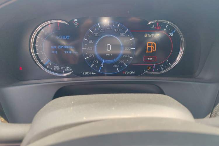 Used Cadillac CT6 2016 28T Luxury Model Odometer Close Up