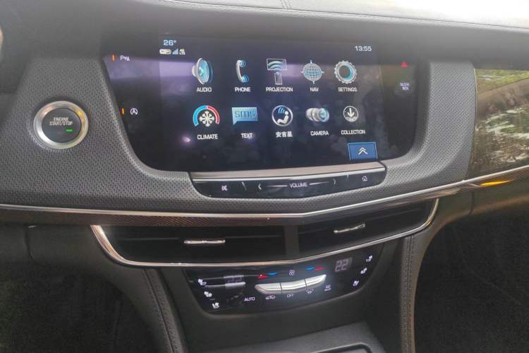 Used Cadillac CT6 2017 28T Luxury Model Audio And AC Panel