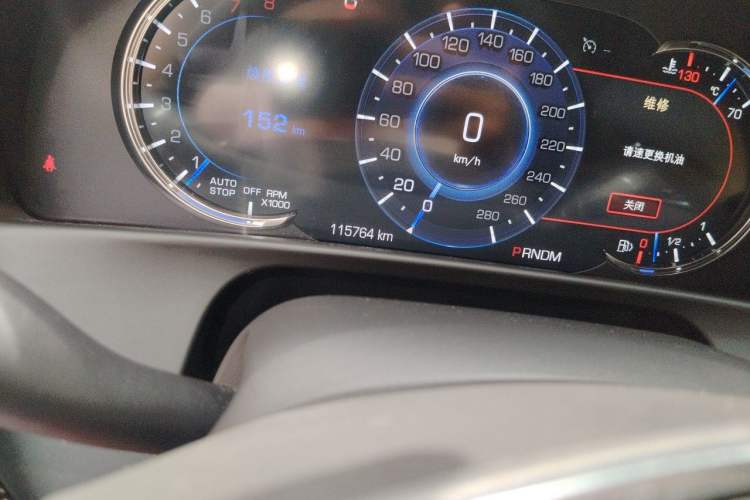 Used Cadillac CT6 2017 28T Luxury Model Odometer Close Up