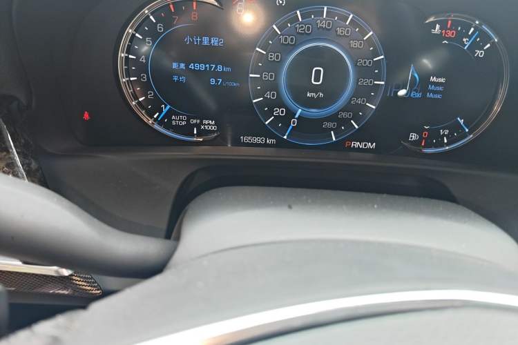 Used Cadillac CT6 2017 28T Luxury Model Odometer Close Up