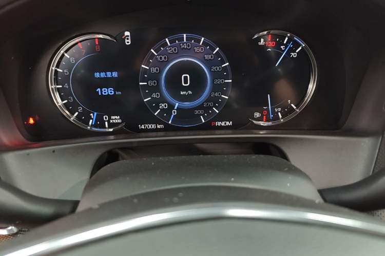 Used Cadillac CT6 2017 28T Luxury Model Odometer Close Up