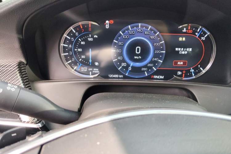 Used Cadillac CT6 2017 28T Premier Model Odometer Close Up