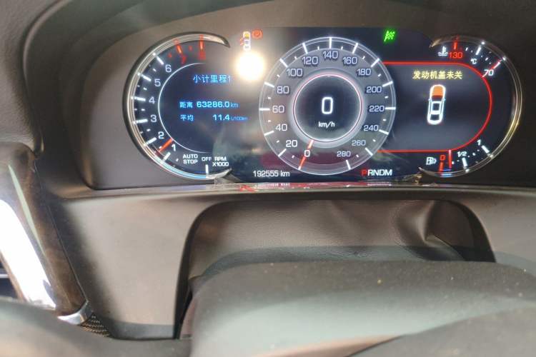 Used Cadillac CT6 2017 28T Luxury Model Odometer Close Up