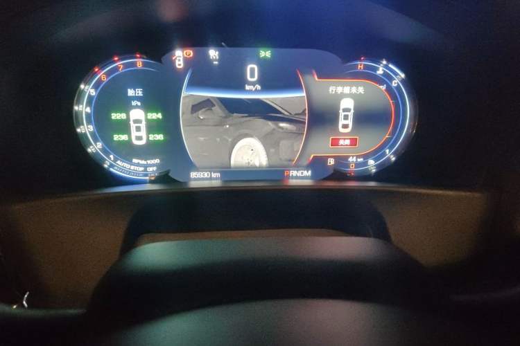 Used Cadillac CT6 2017 40T Platinum Edition Odometer Close Up