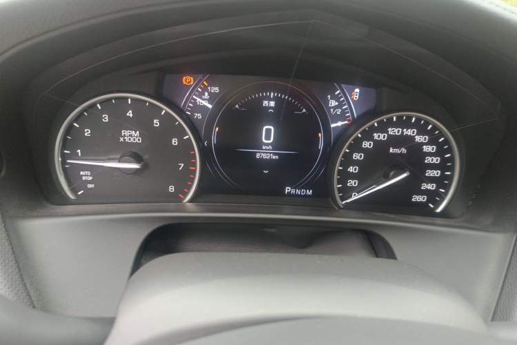 Used Cadillac CT6 2017 28T Fashion Edition Odometer Close Up