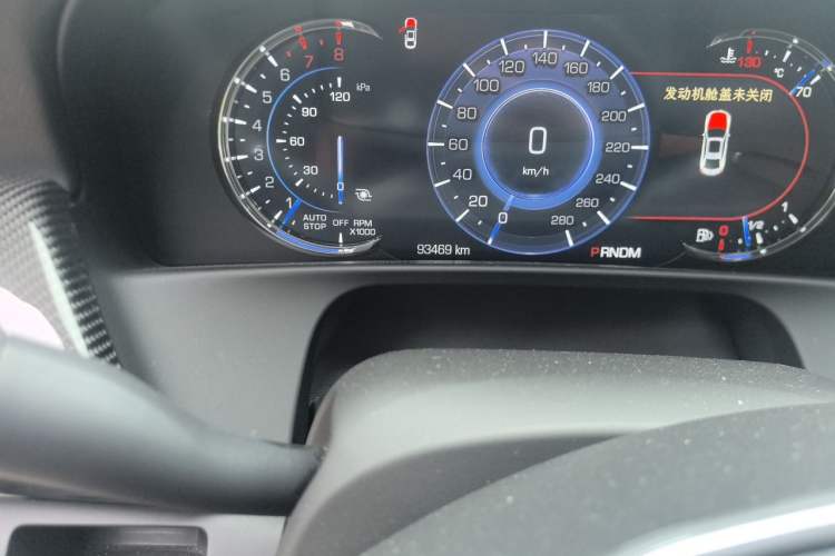 Used Cadillac CT6 2017 28T Premier Model Odometer Close Up