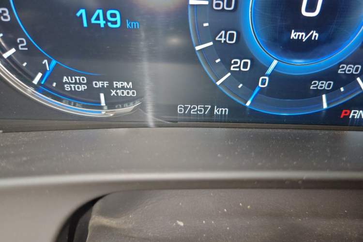 Used Cadillac CT6 2017 28T Luxury Model Odometer Close Up