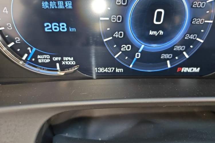 Used Cadillac CT6 2017 28T Luxury Model Odometer Close Up