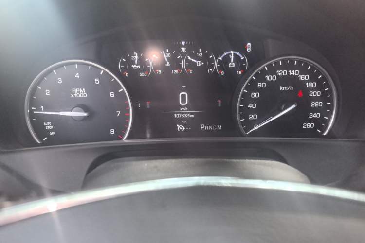 Used Cadillac CT6 2017 28T Fashion Edition Odometer Close Up