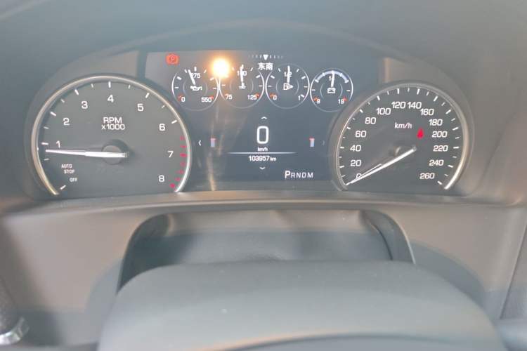 Used Cadillac CT6 2017 28T Elite Model Odometer Close Up