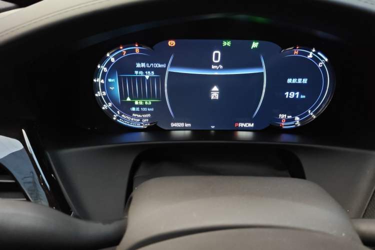 Used Cadillac CT6 2017 28T Platinum Edition Odometer Close Up