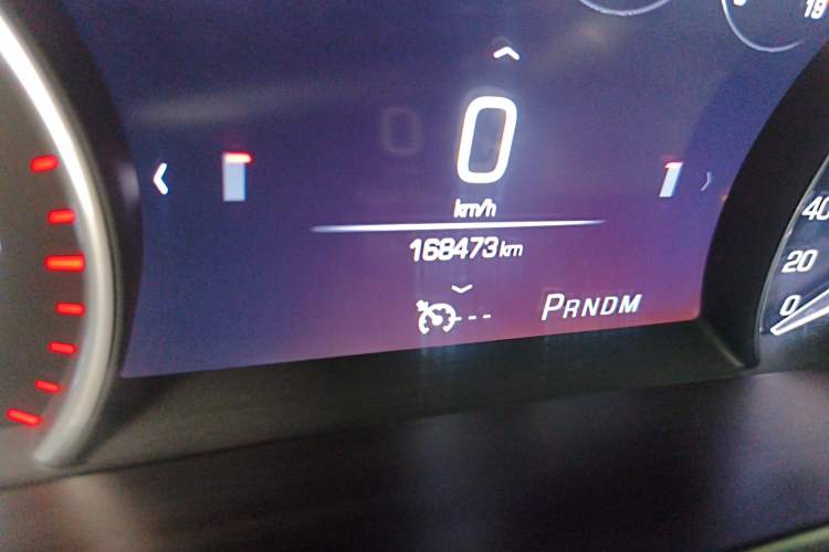 Used Cadillac CT6 2017 28T Elite Model Odometer Close Up
